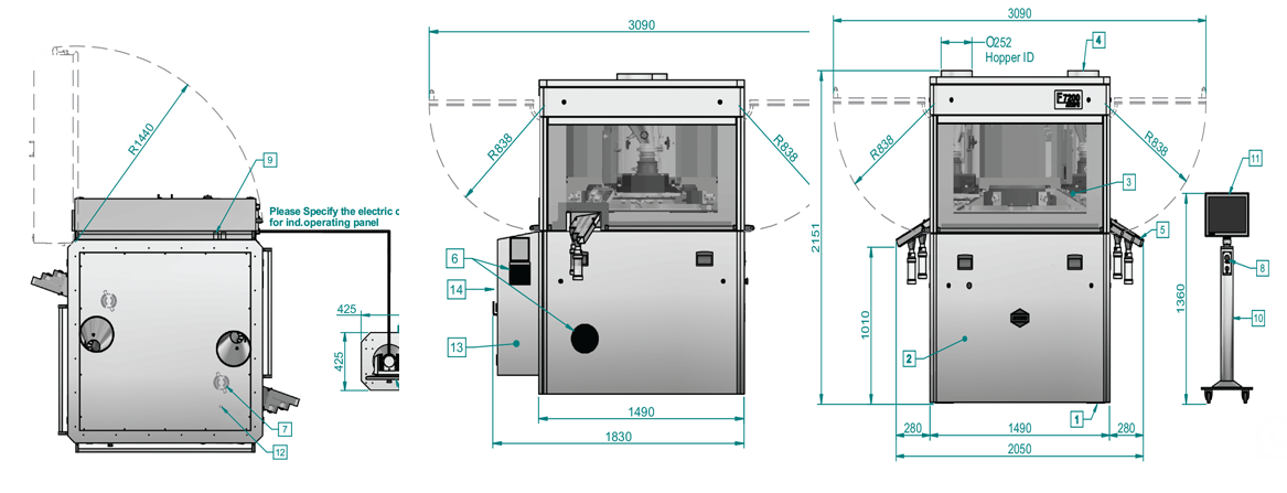 High Speed Double Rotary Tablet Compression Machine