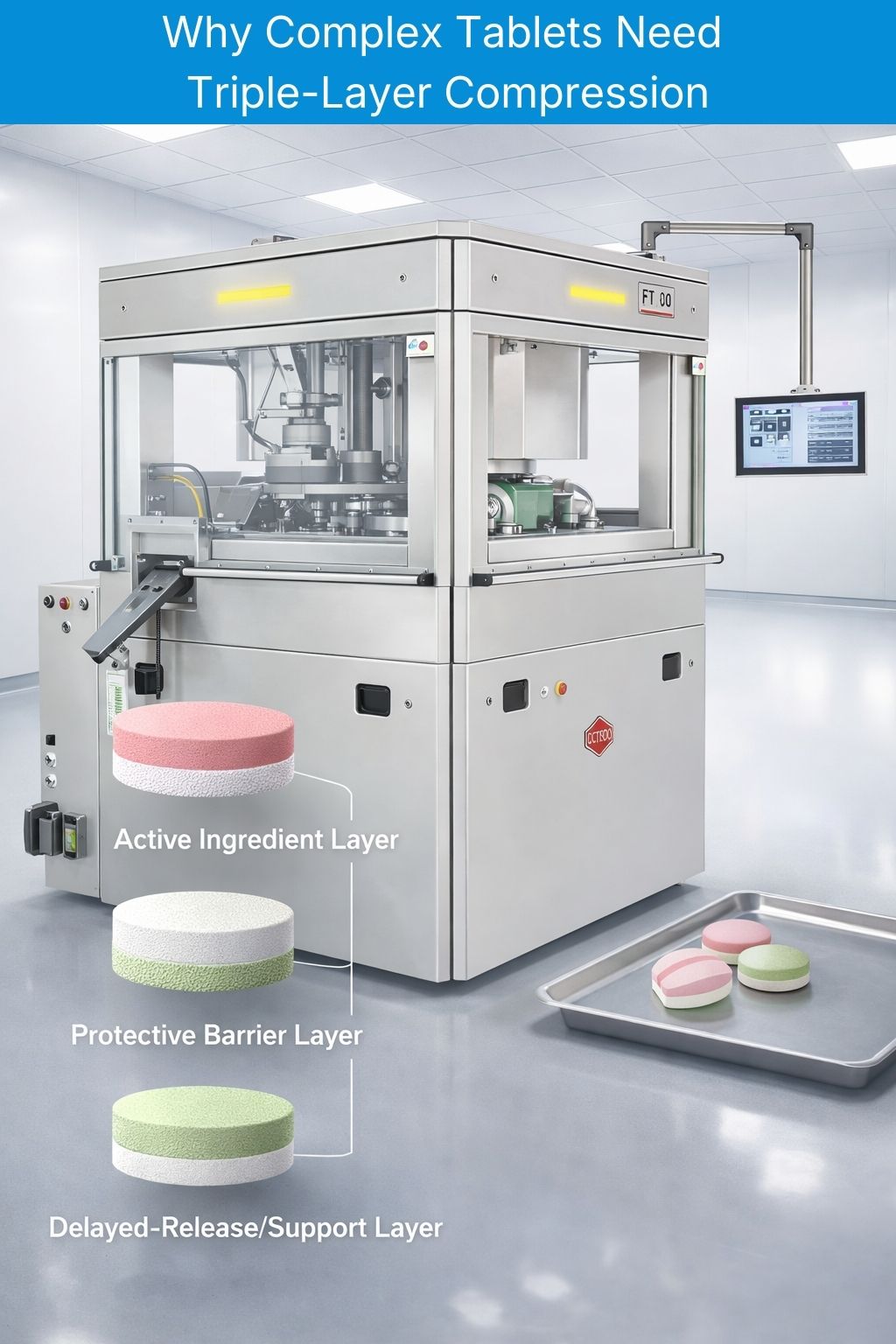 Why Complex Tablets Need Triple Layer Compression