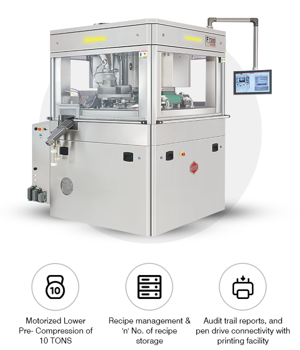 semi-automatic tablet compression machine